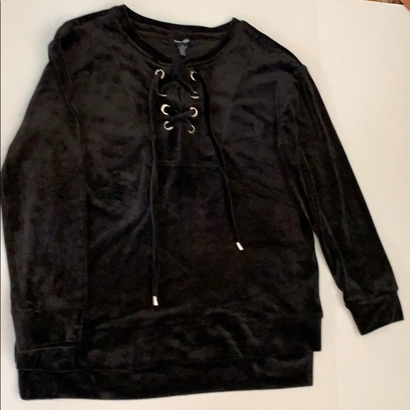 Black velvet tunic - Picture 1 of 7